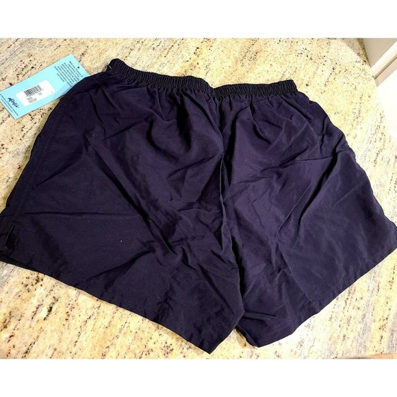 Dolfin Black Nylon Drawstring Lined Liner Pocket Swim Run Shorts Trunks Men’s M - Picture 2 of 11